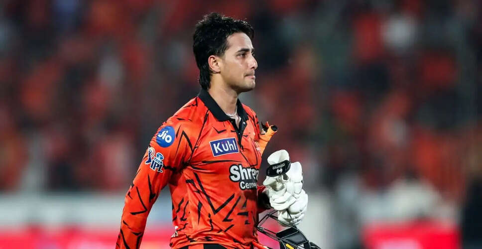 Abhishek Sharma Eyes SRH Milestone in IPL 2026 Match Against Rajasthan Royals