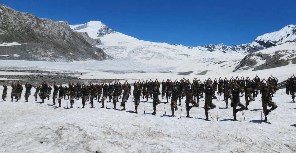 Indian Armed Forces Celebrate International Yoga Day Across the Nation