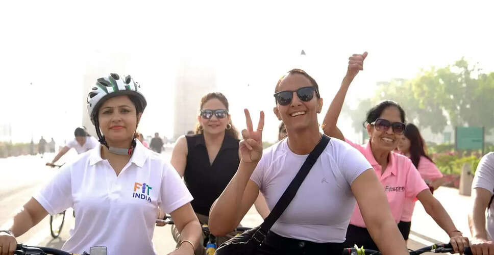 Empowering Women Through Fitness: Fit India Sundays on Cycle Initiative