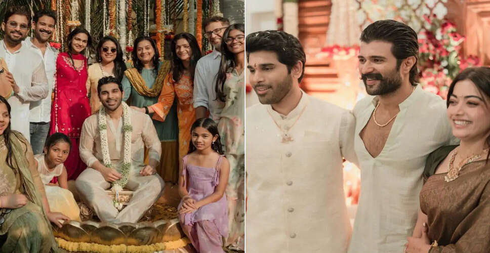 Allu Sirish's Wedding Festivities Begin Ahead of March 6 Ceremony