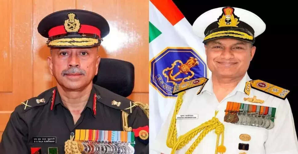 India Welcomes New Chief of Defence Staff and Naval Chief