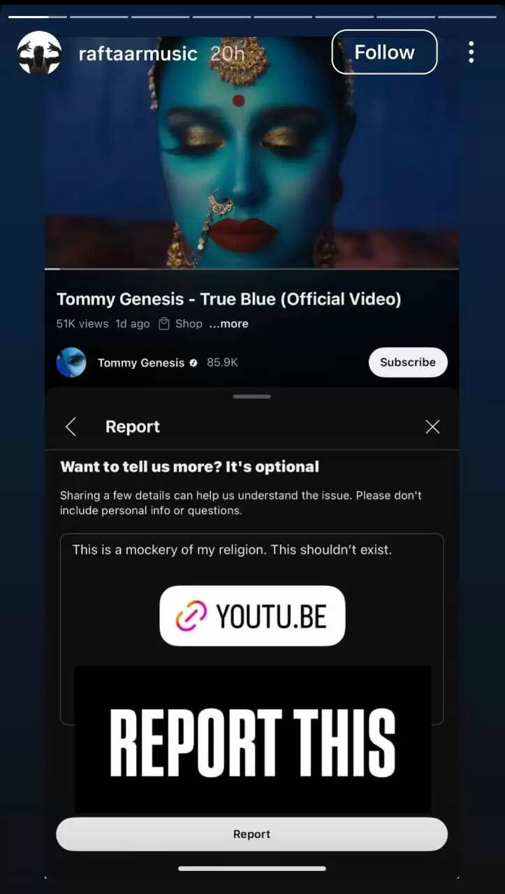 Raftaar Condemns Tommy Genesis for Alleged Disrespect to Hinduism in Music Video