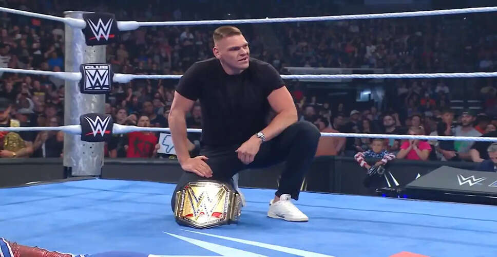 Gunther Sets Sights on WWE Championship After Wrestlemania 42 Victory