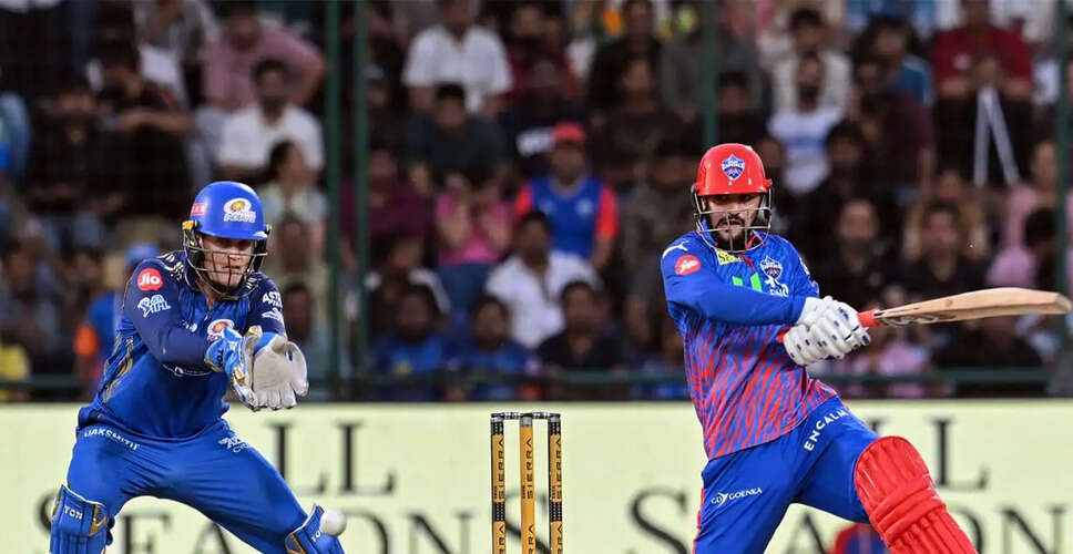 Rizvi's Stellar Performance Secures Victory for Delhi Capitals Over Mumbai Indians