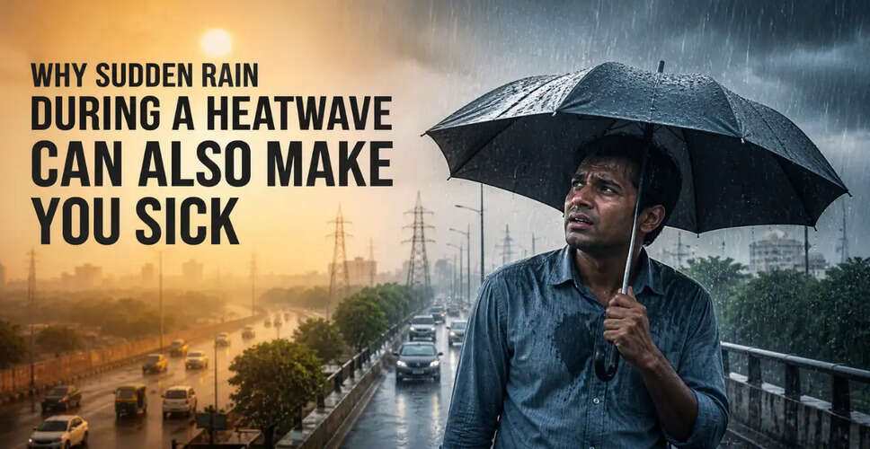 Health Risks Associated with Sudden Rain After a Heatwave