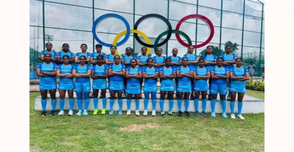 Indian Junior Women's Hockey Team Triumphs Over Belgium in Europe