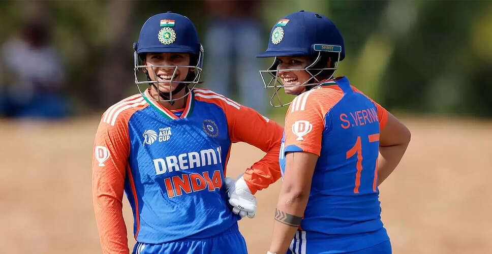 India Women Set New T20I Record with Stellar Opening Partnership