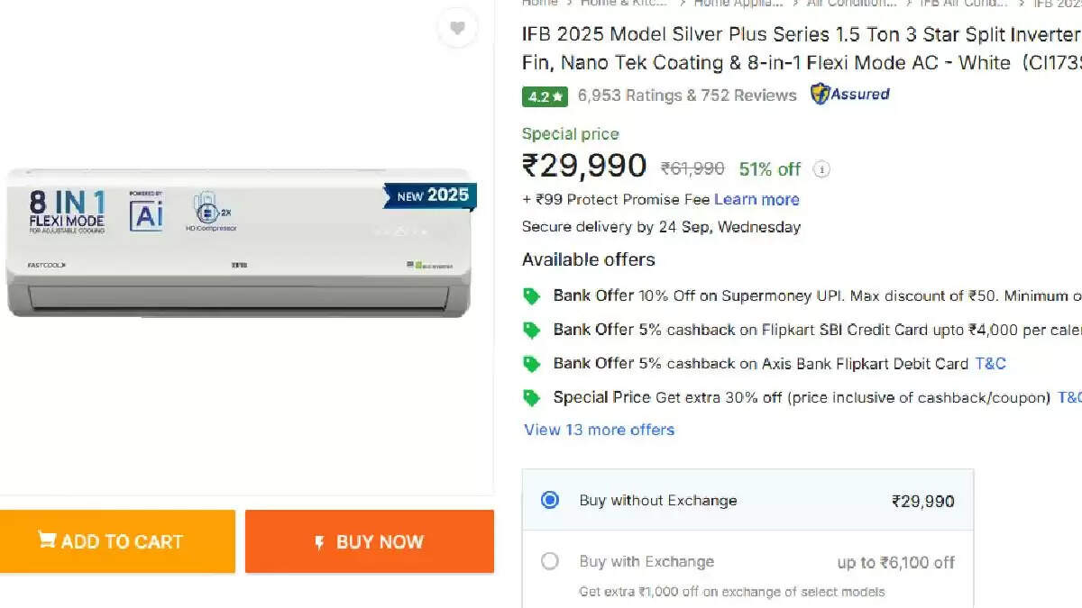 Top Air Conditioner Deals to Watch for During the Big Billion Day Sale
