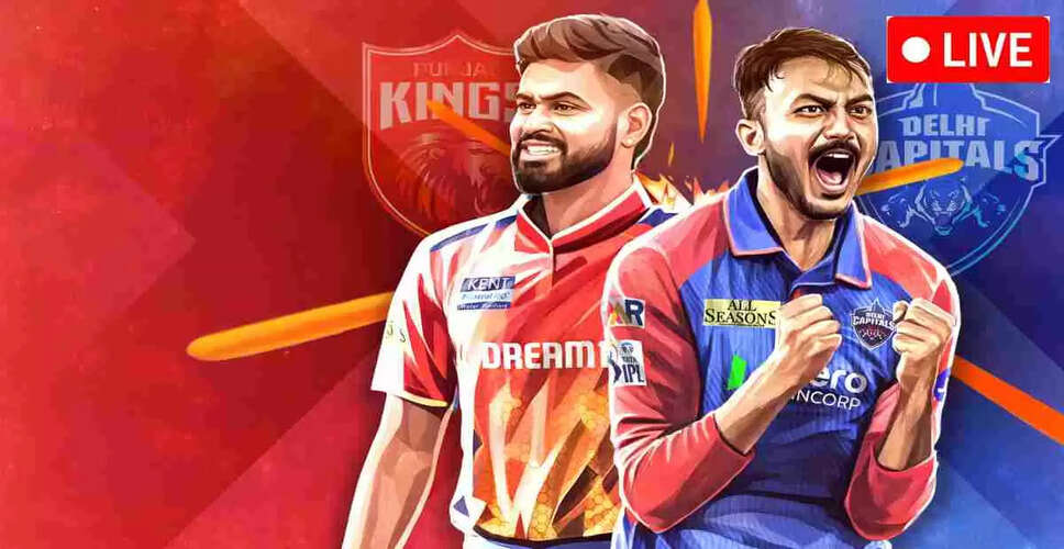 Punjab Kings Aim for Top 2 Finish Against Delhi Capitals