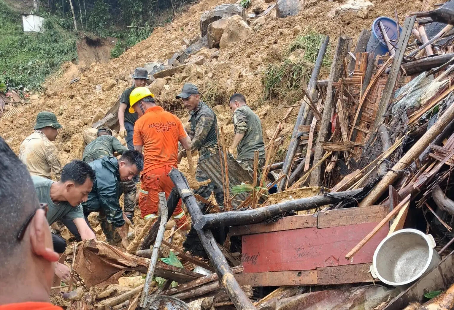Tragic Landslides and Floods in Nagaland Claim Nine Lives