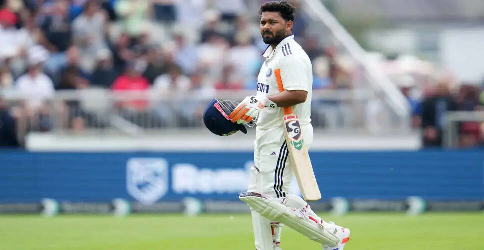 Ravichandran Ashwin Critiques Rishabh Pant's Test Approach