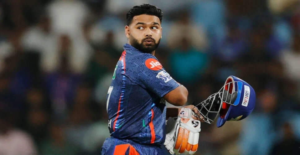 Rishabh Pant Penalized for Slow Over-Rate in IPL Match Against CSK