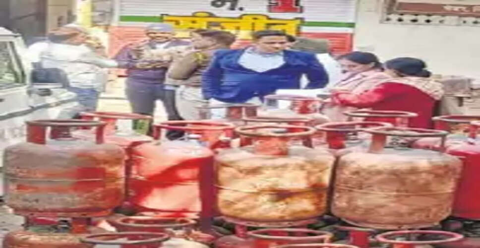Major Crackdown on Illegal LPG Refilling in Jaipur