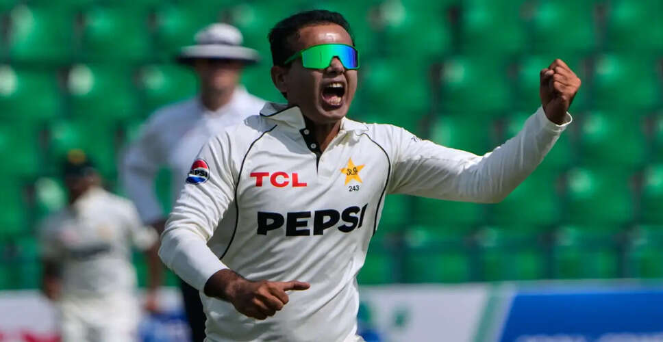 Noman Ali Sets New Record as Oldest Player to Reach 100 Test Wickets