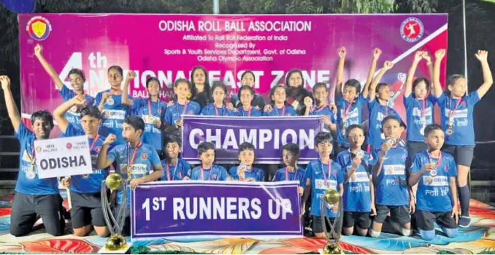 Odisha Shines Again: Hosts the Thrilling 4th National East Zone Roll Ball Championship