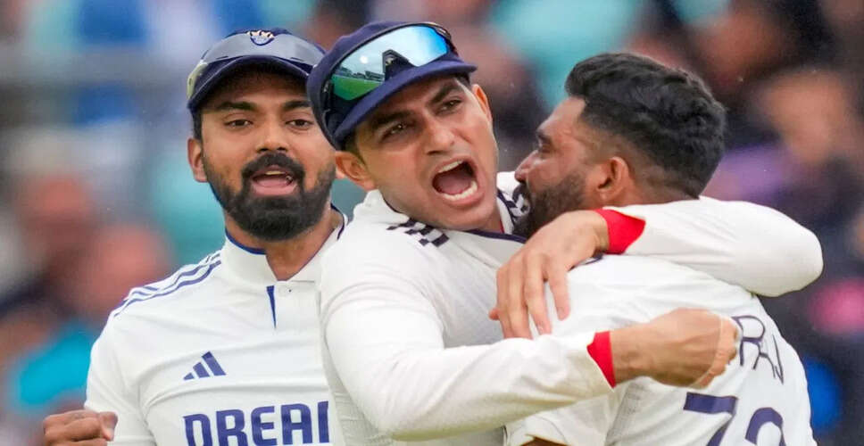 India and England Conclude Thrilling Test Series with Impact on WTC Points Table