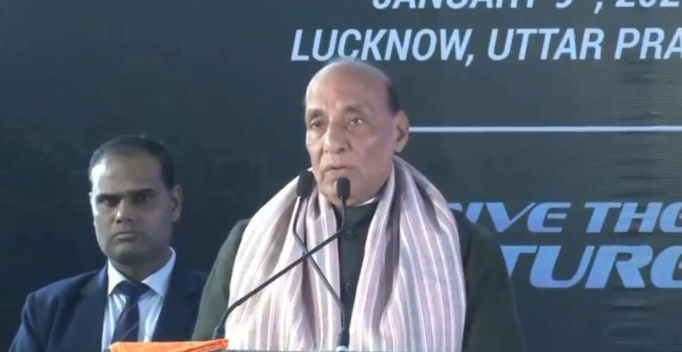 Rajnath Singh Reviews Electric Vehicle Plant in Lucknow