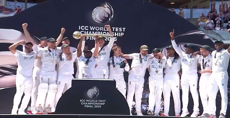 South Africa Claims Historic World Test Championship Title at Lord's