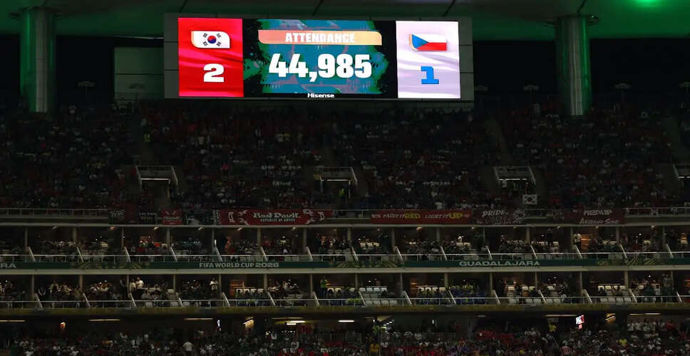 South Korea's World Cup Opener Highlights Ticket Price Controversy
