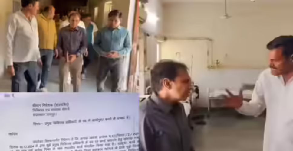 Resignation of Rajasthan Doctor Sparks Controversy Over MLA Misconduct