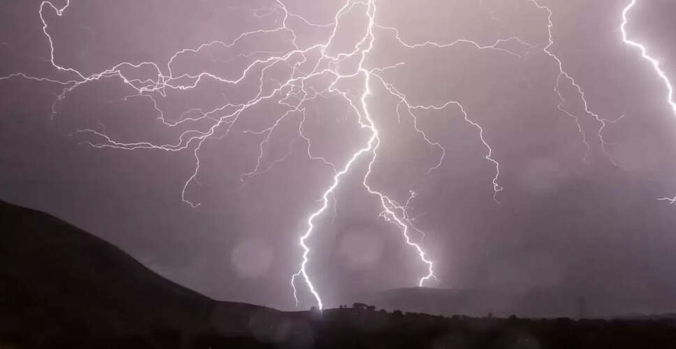 Tragic Lightning Strikes Claim Nine Lives in Odisha Amid Severe Thunderstorms