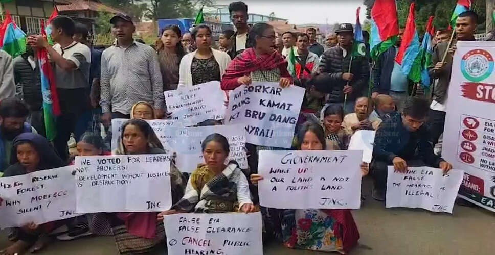 Public Hearing for Cement Plant in East Jaintia Hills Suspended Amid Tensions