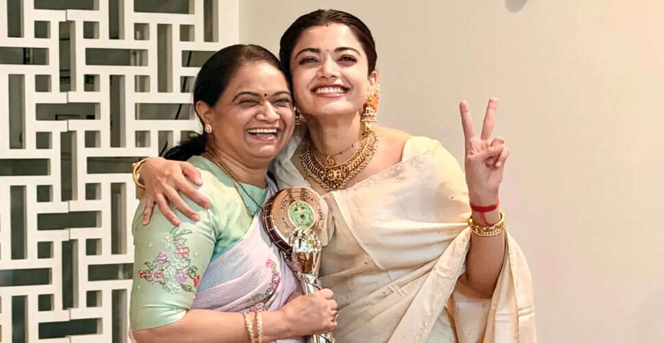 Rashmika Mandanna Shines at Telangana Gaddar Film Awards 2025