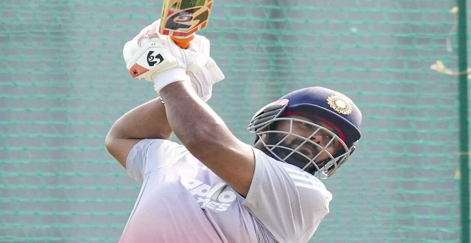 Rishabh Pant Faces Injury Scare Ahead of ODI Series Against New Zealand