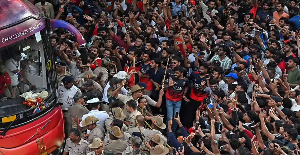 Tragic Stampede Mars RCB's IPL Victory Celebration in Bengaluru