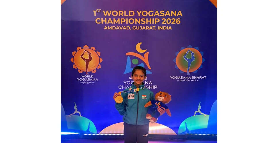 Young Indian Athlete Niral Wadekar Shines at World Yogasana Championship 2026
