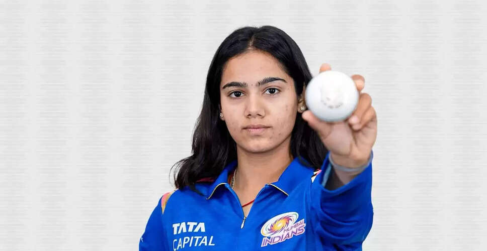 Mumbai Indians Face Setback as Kamalini Injured, Vaishnavi Sharma Joins Team
