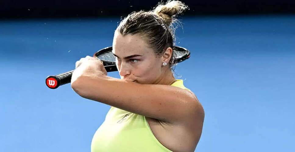 Aryna Sabalenka Defends Brisbane Title Amid Controversial Celebration