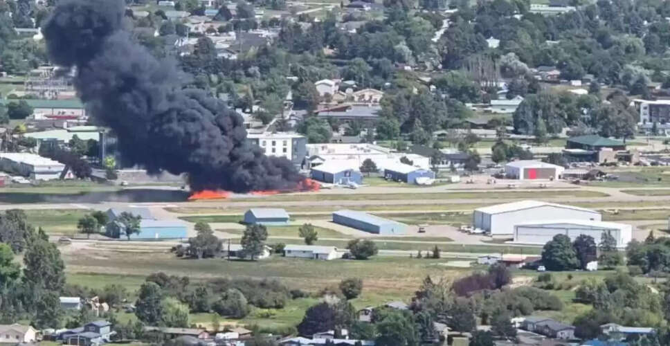 Small Plane Collision at Montana Airport Causes Fire