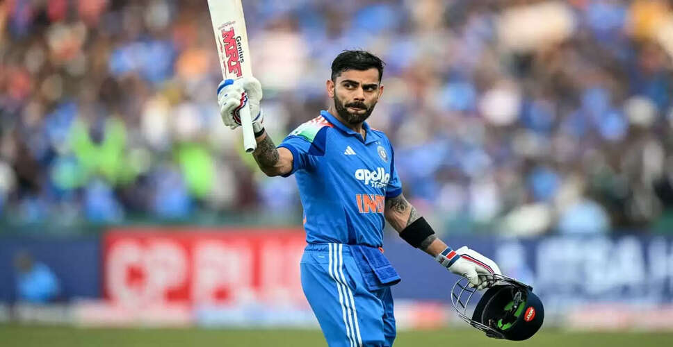 Virat Kohli Reclaims No. 1 Spot in ICC ODI Rankings Ahead of New Zealand Series