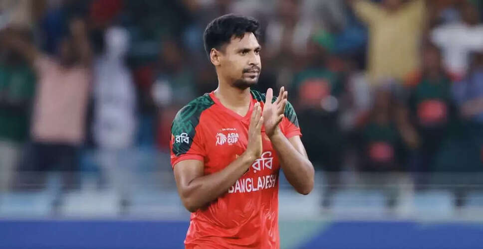 BCCI Directs Kolkata Knight Riders to Release Mustafizur Rahman Amid Diplomatic Strain