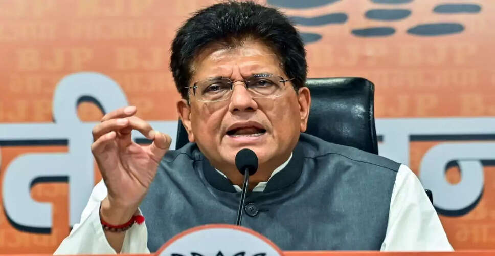 Piyush Goyal Criticizes DMK Government Ahead of Tamil Nadu Elections