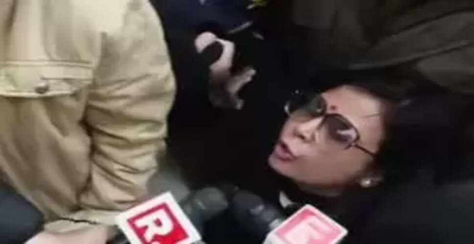 Trinamool Congress MPs Protest Against Central Government's Tactics in Delhi