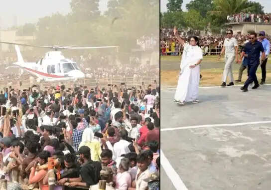 Mamata Banerjee Accuses BJP of Delaying Her Flight in Jhargram