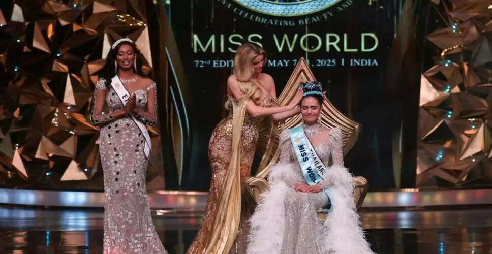Thailand's Opal Suchata Crowned Miss World 2025 in Hyderabad