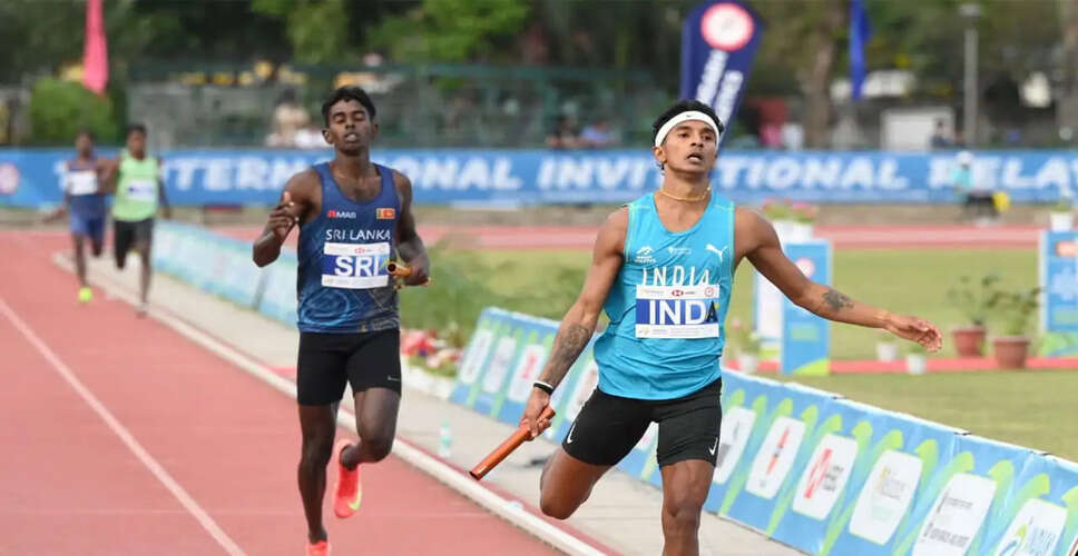Indian Relay Teams Shine at National Championships Ahead of World Athletics Relays