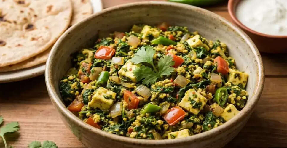 Delicious Palak Paneer Bhurji Recipe for Quick Meals