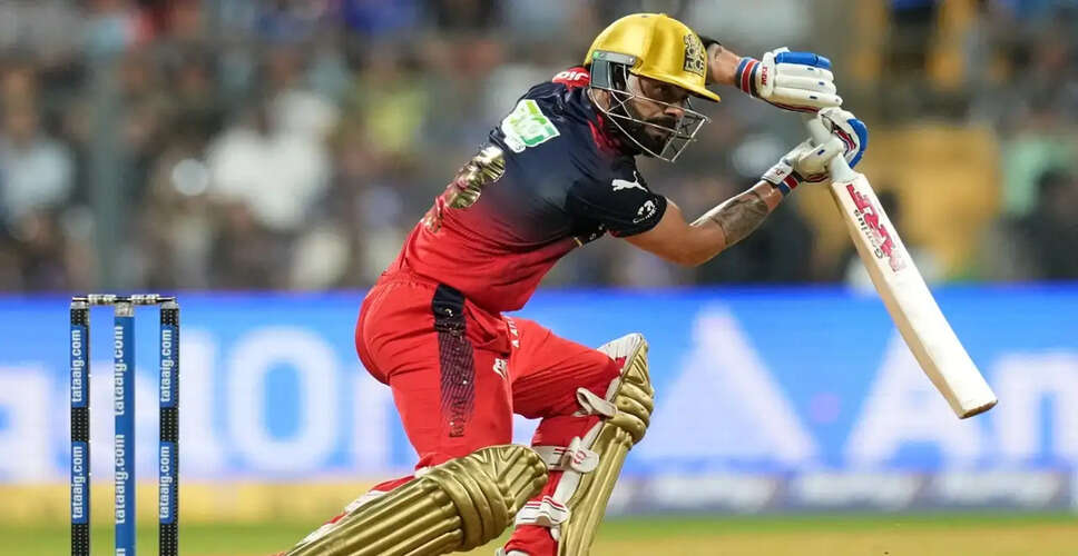 Virat Kohli's Frustration Despite Half-Century in RCB's Match Against MI