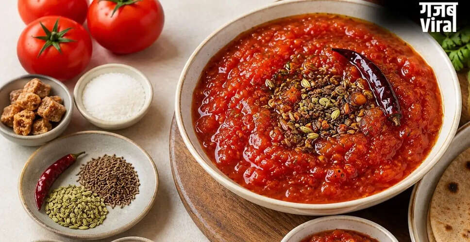 Easy Sweet Tomato Chutney Recipe for Summer Meals
