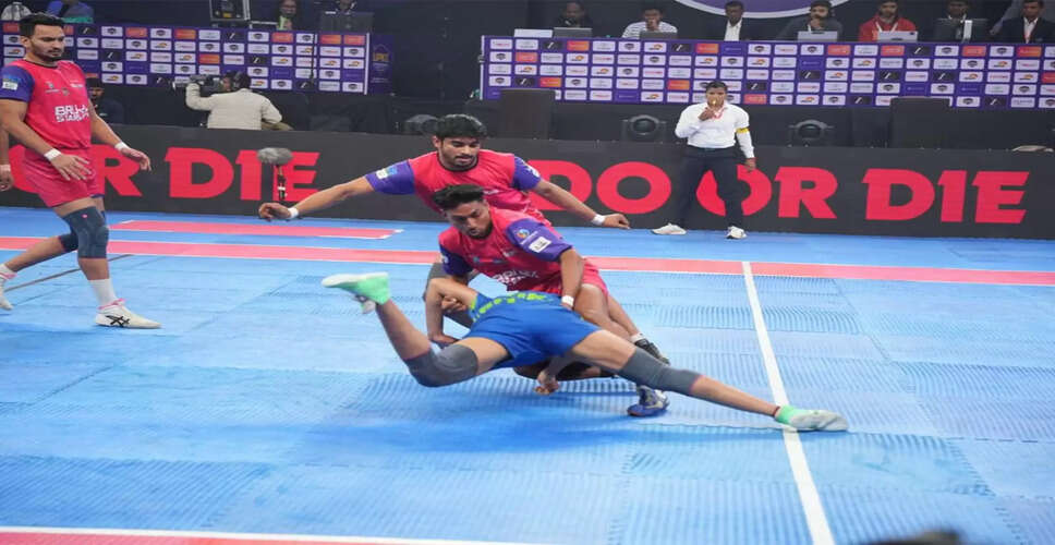 Purvanchal Panthers Triumph Over Brij Stars in UP Kabaddi League Showdown