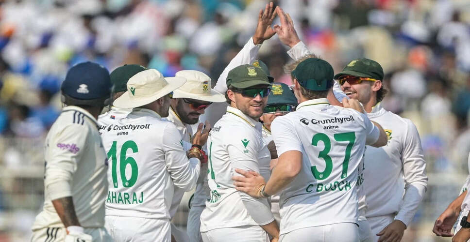 South Africa Dominates Second Test Against India in Guwahati