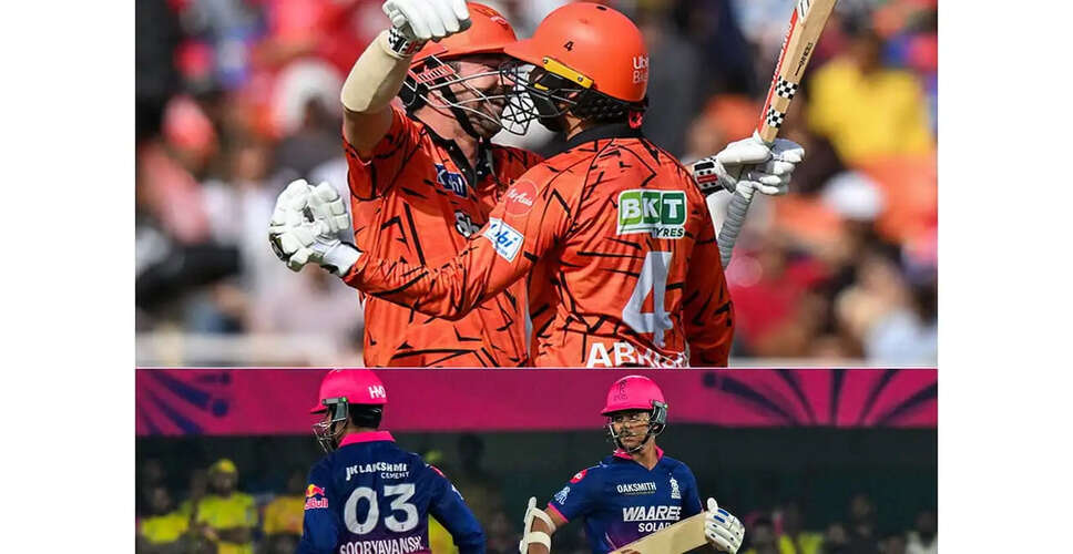 IPL Showdown: Sunrisers Hyderabad vs Rajasthan Royals Preview