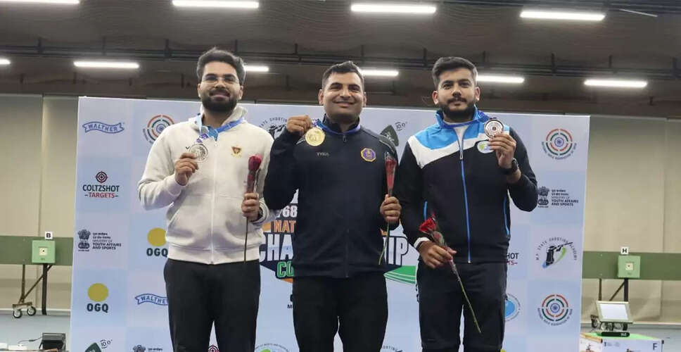 Navy's Jadhav Shines at National Shooting Championship with Gold in 10m Air Rifle