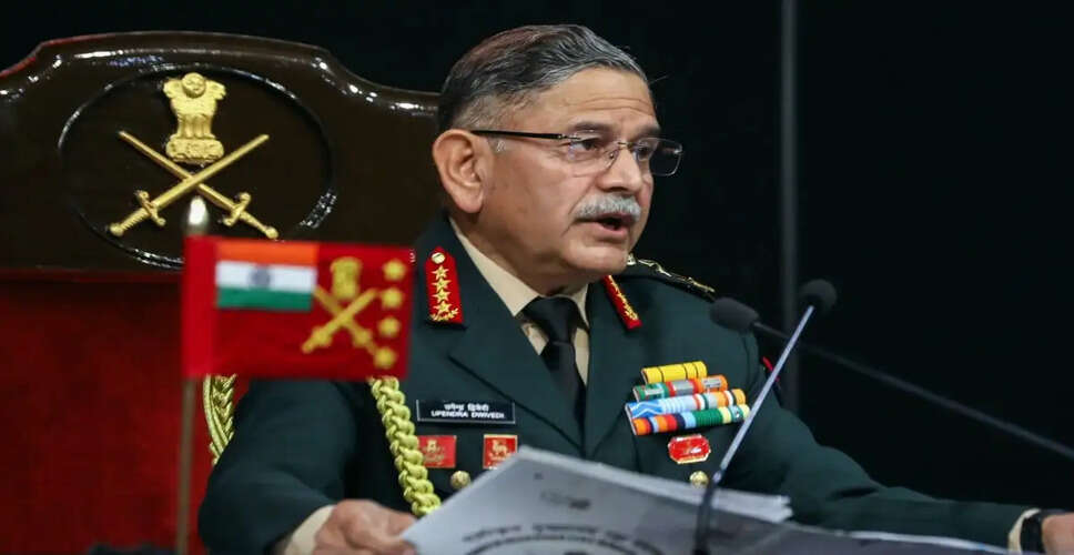 General Upendra Dwivedi Highlights Progress in Regional Coordination Through Operation Sindoor