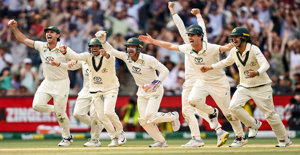 ICC Declares MCG Pitch Unsatisfactory After Quick Ashes Test Finish