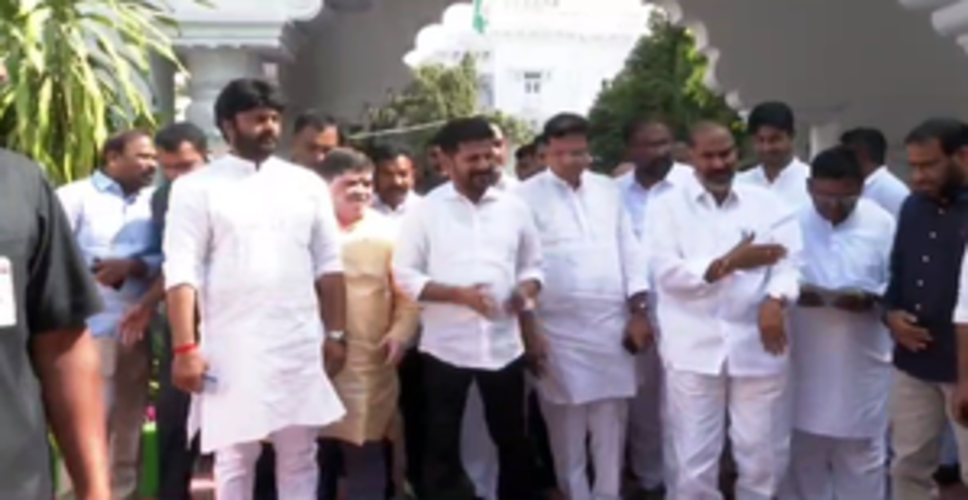 Telangana CM, legislators leave for Medigadda barrage